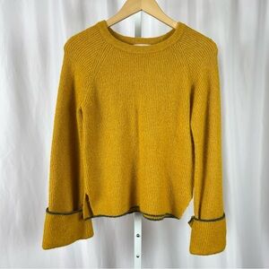 Philosophy Mustard Yellow Crew Neck Sweater